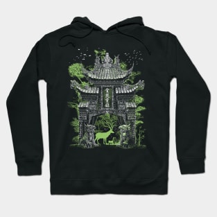 Chinese temple gate Hoodie